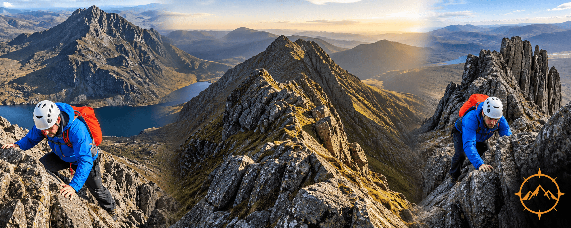 Scrambling in the mountains