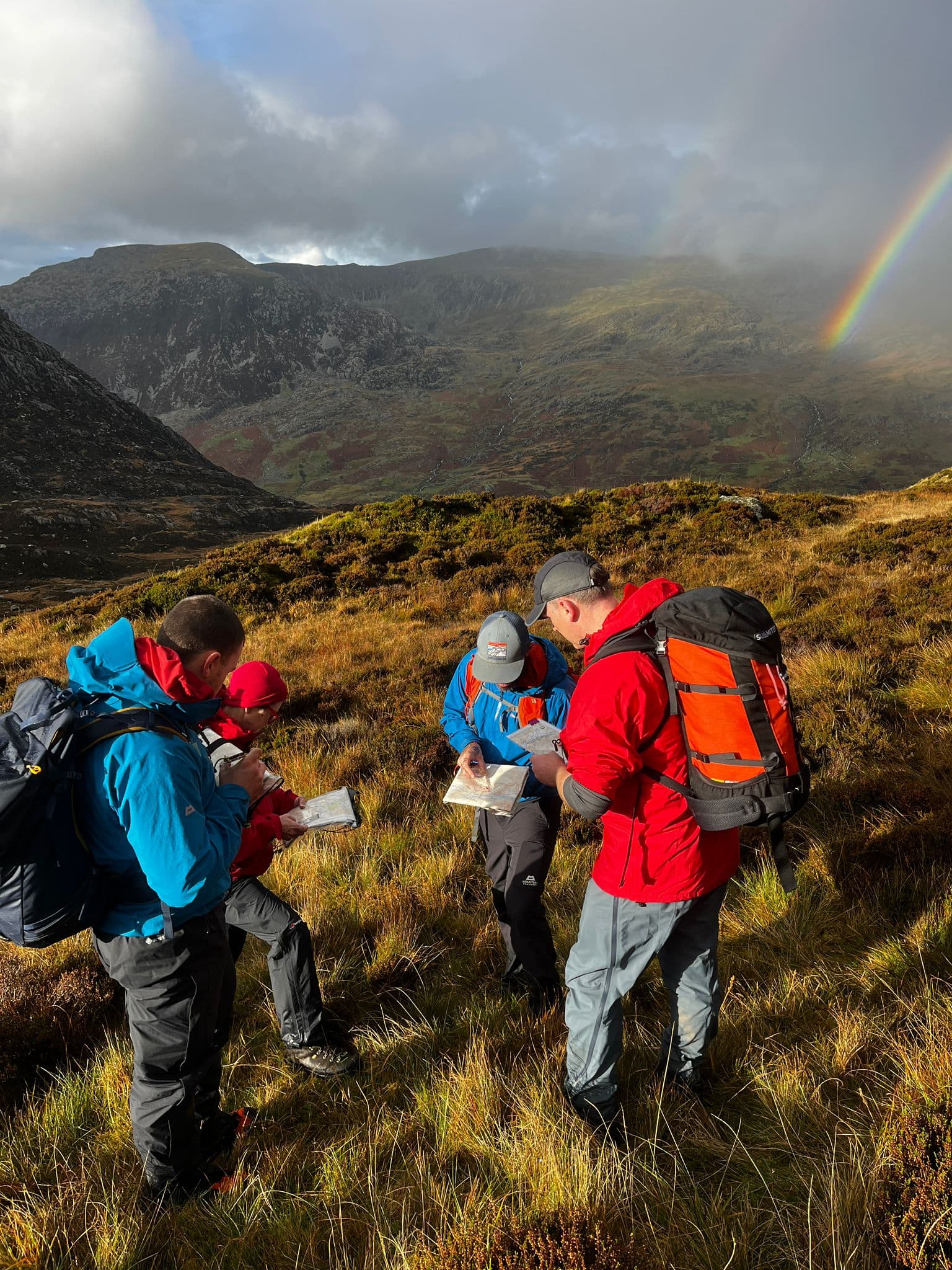 Navigation training in mountain terrain
