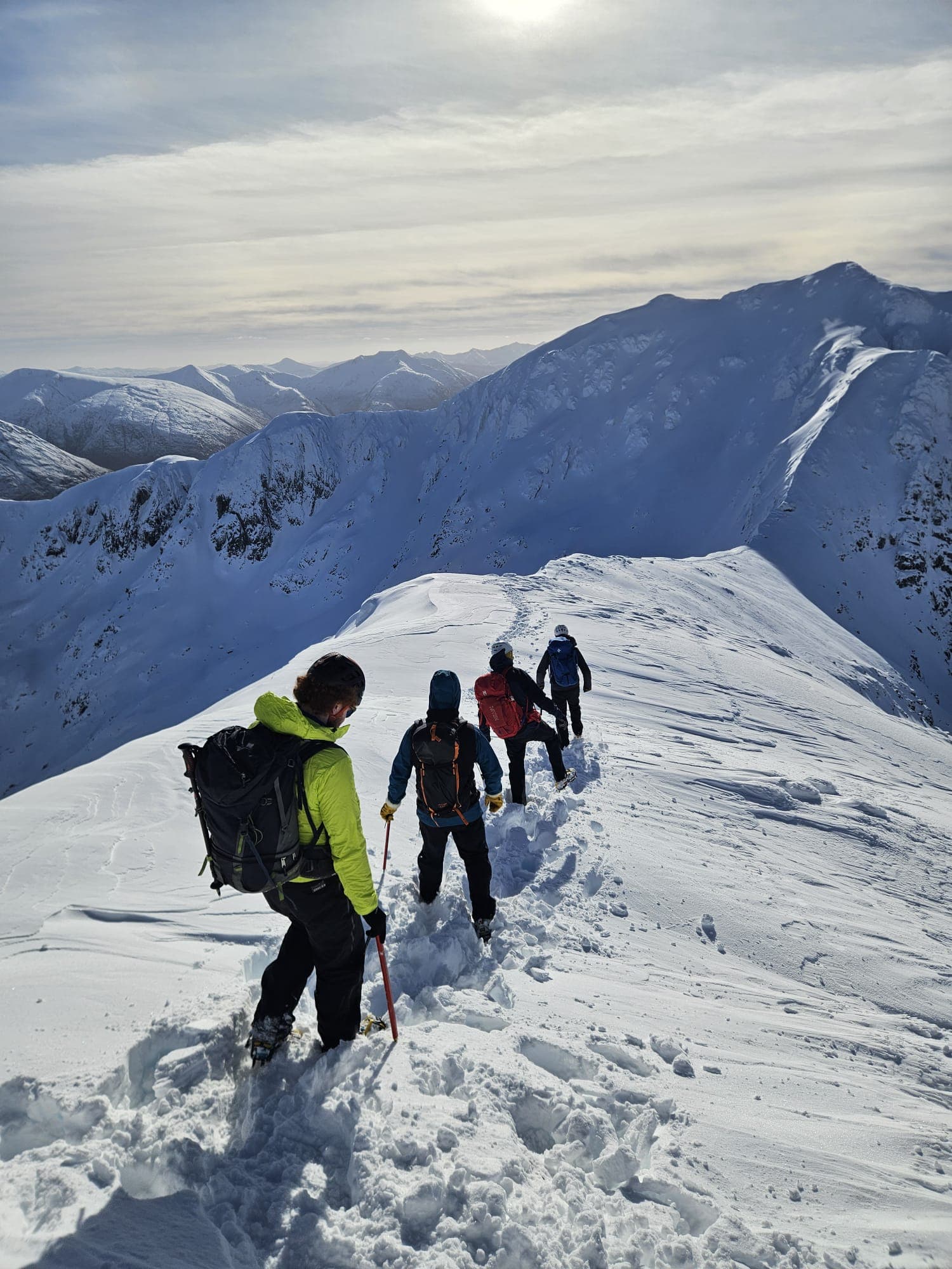 Winter mountain adventure