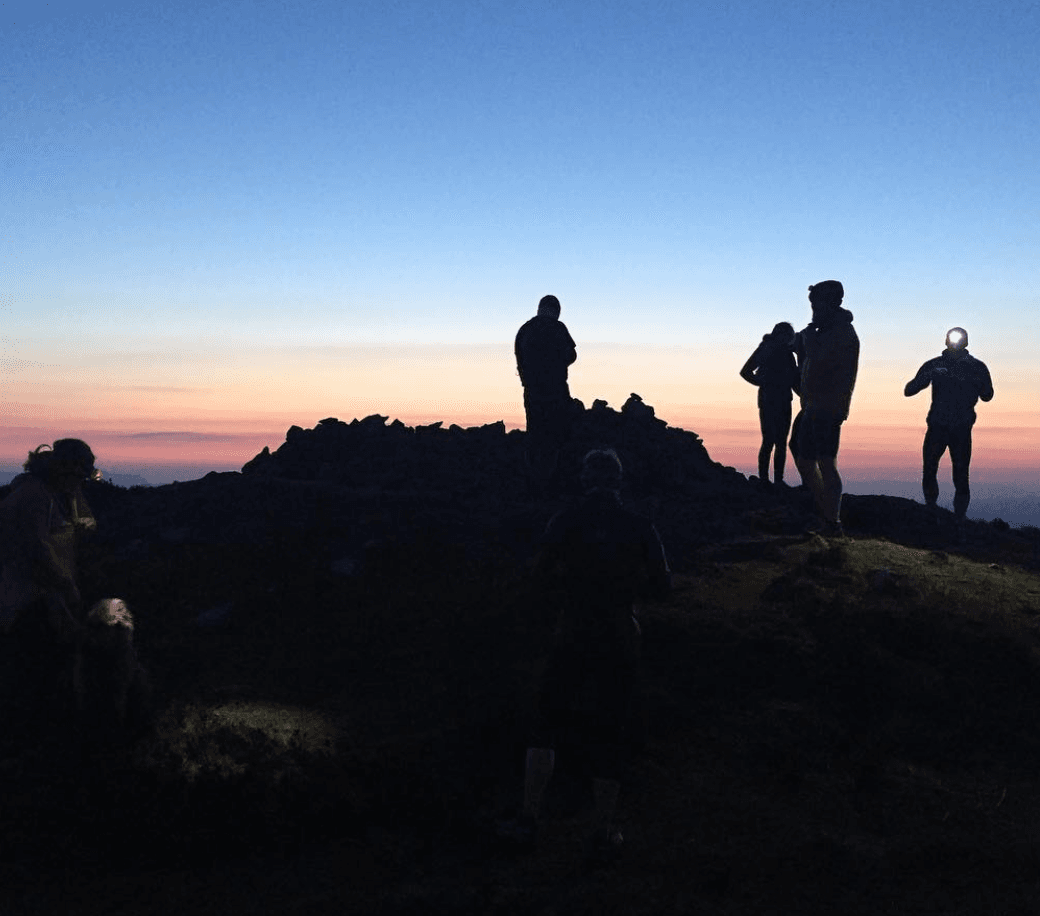 Guided mountain adventure